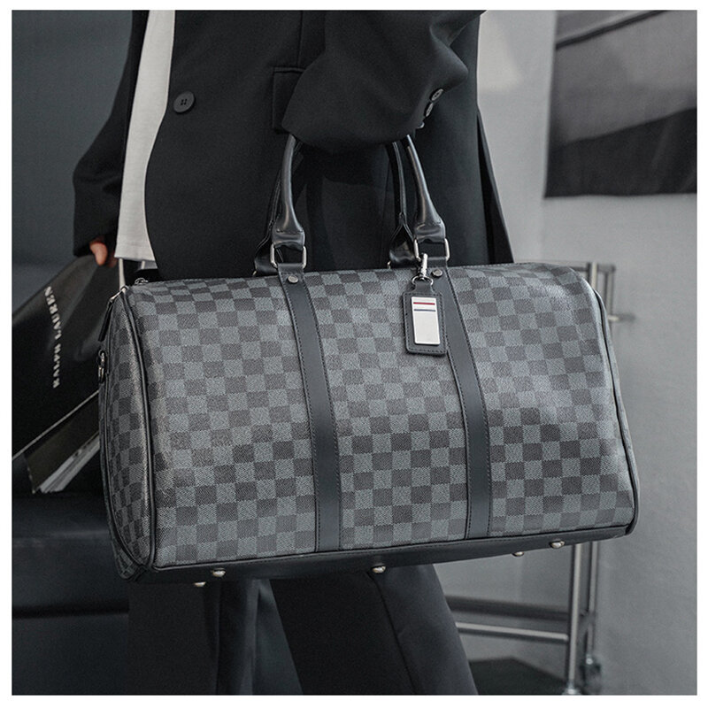 New large-capacity short-distance travel luggage bag men and women fashion handbag shoulder bag fitness handbag