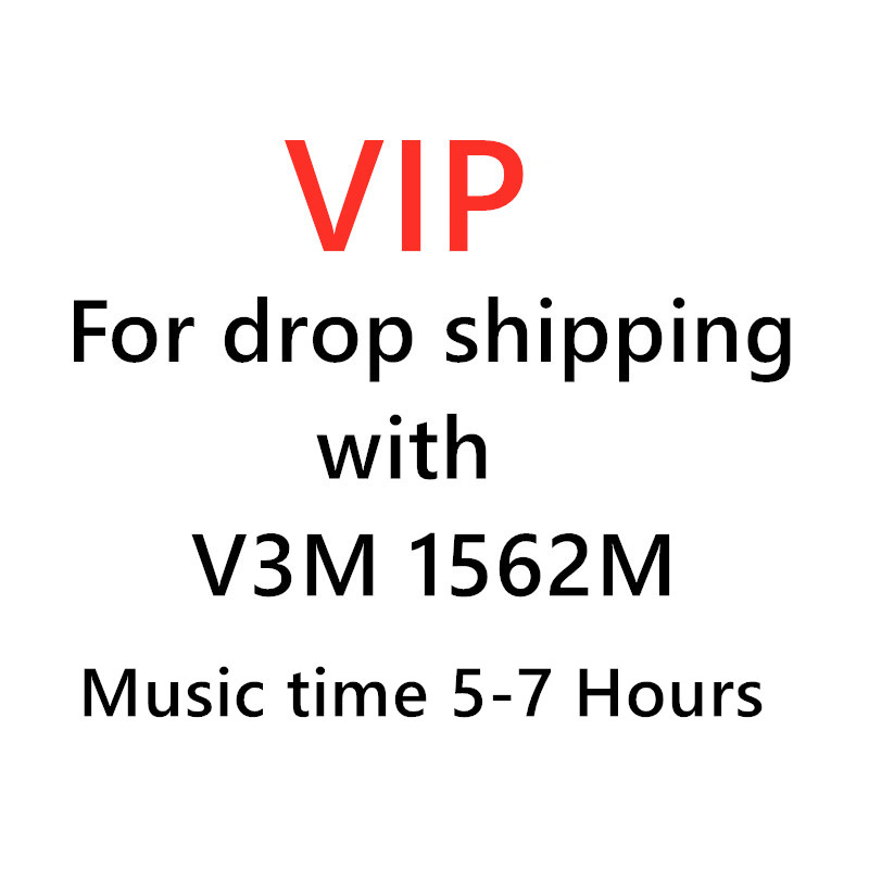 For drop shipping with Real V3M Airoha 1562M Chip button battery Music time 5-7 Hours