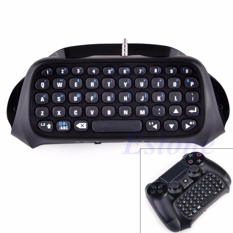 Für Sony PS4 PlayStation 4 Zubehör Controller Mini Bluetooth Drahtlose Tastatur