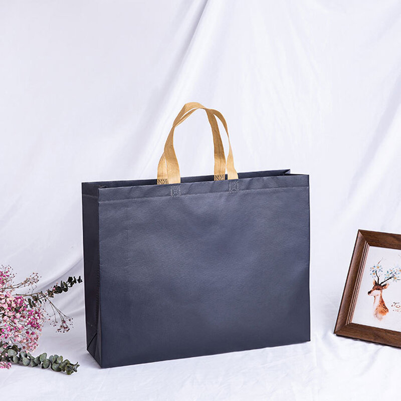 Bolsa reutilizável feminina, bolsa para compras de grande capacidade, sacola durável para armazenamento de viagem, bolsa ecológica de cor sólida