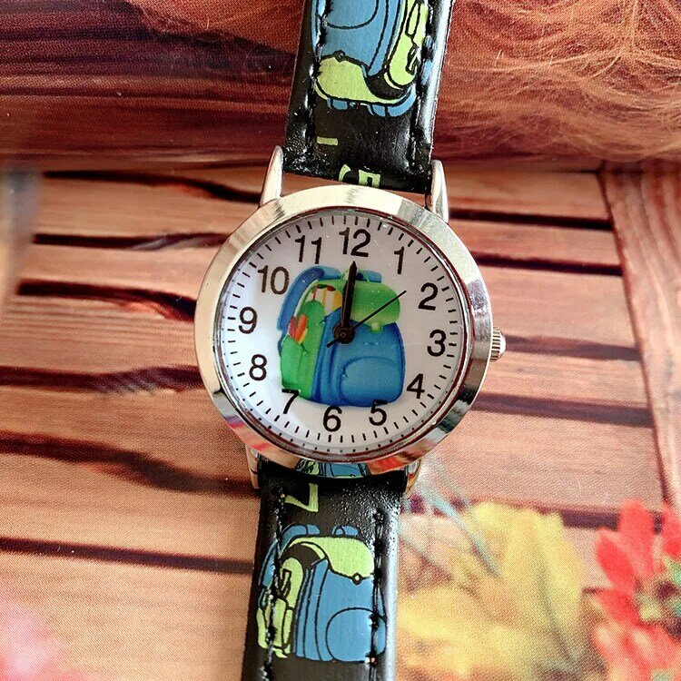 Reloj de pulsera de cuarzo con dibujos animados para niños, pulsera bonita, novedad de 2021