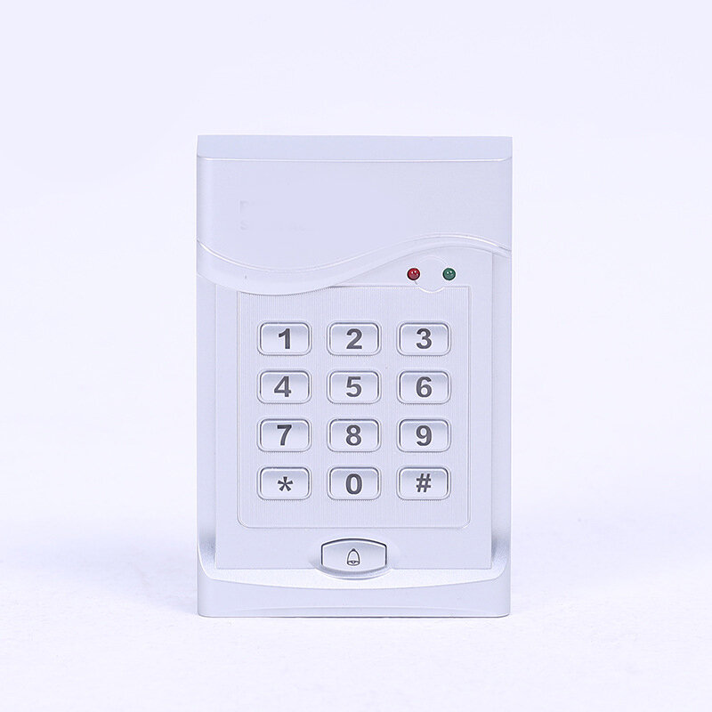 С контроллером доступа к идентификационным картам управления, клавиатурой с паролем, считывателем ID карт