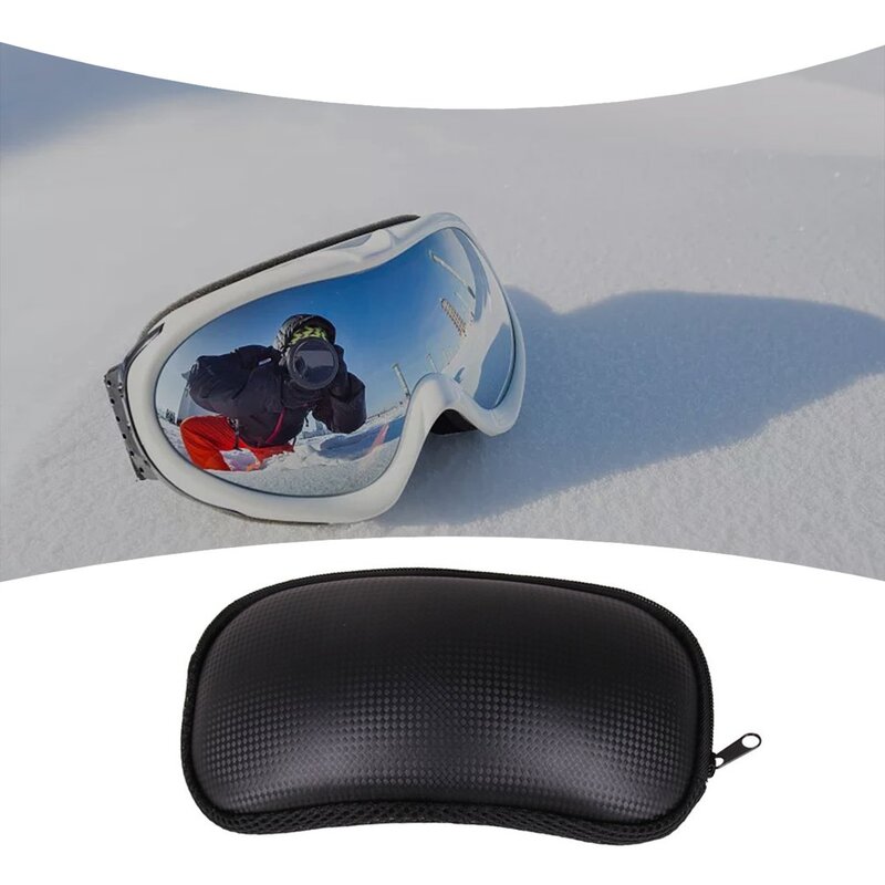 แฟชั่นกีฬา Windproof สกีแว่นตา EVA Firm แว่นตาป้องกันแว่นตาแขวนแฟชั่นตกแต่งกันกระแทกกล่อง