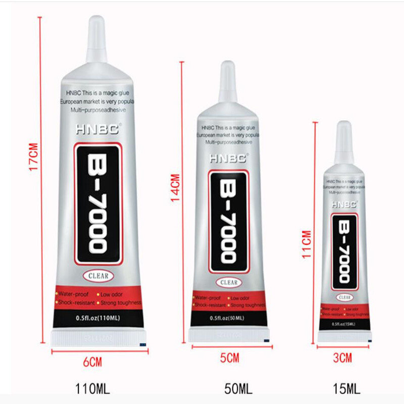 Multi Purpose B7000 Transparent Strong Super Glue Adhesive Suitable for DIY LCD Screen Phone Case Glass Jewelry Watch Repair