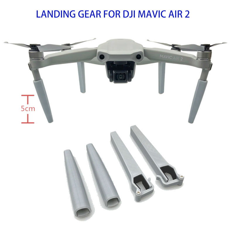 For DJI Mavic Air 2/DJI AIR 2S Landing Gears Heightened Extension Support Landing Legs Bracket for Mavic Air 2 Drone Accessories
