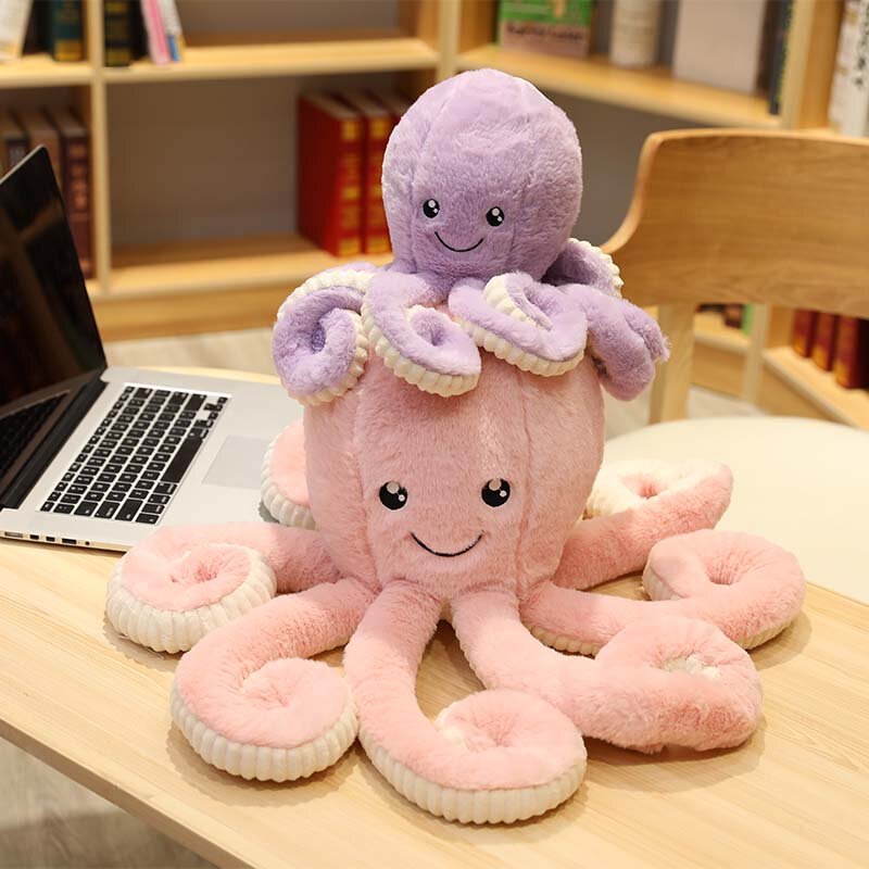 Cartoon Mooie Simulatie Octopus Hanger Pluche Knuffel Soft Dier Woonaccessoires Leuke Dier Pop Kinderen Verjaardagscadeau