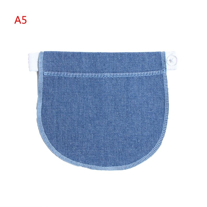 1 sztuk dla biustonosz dla kobiety w ciąży Extender macierzyński pasek ciążowy pas regulowane elastyczne spodnie rozszerzona odzież z guzikami spodnie