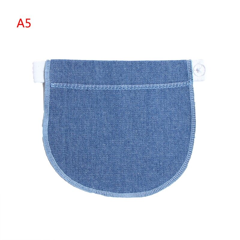 Cinto para sutiã grávida, extensor para gravidez, roupa com cinto ajustável, calças elásticas, botão estendido, 1 peça