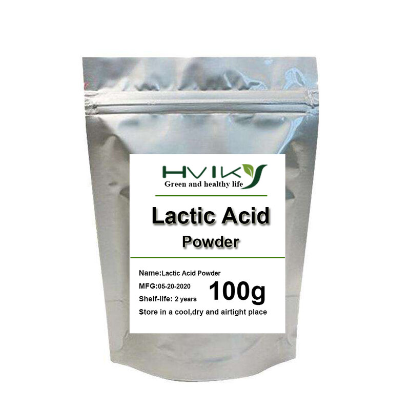 Extracto de polvo de ácido láctico, exfoliante para la piel, hidratante y resistente al envejecimiento