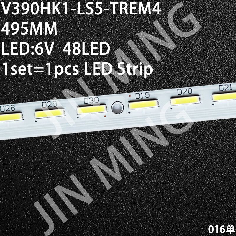 Bande lumineuse rétro-éclairage LED, pour TCL Hisense LED39K300J LED39K200J ChangHong V390HK1-LS5-TREM4
