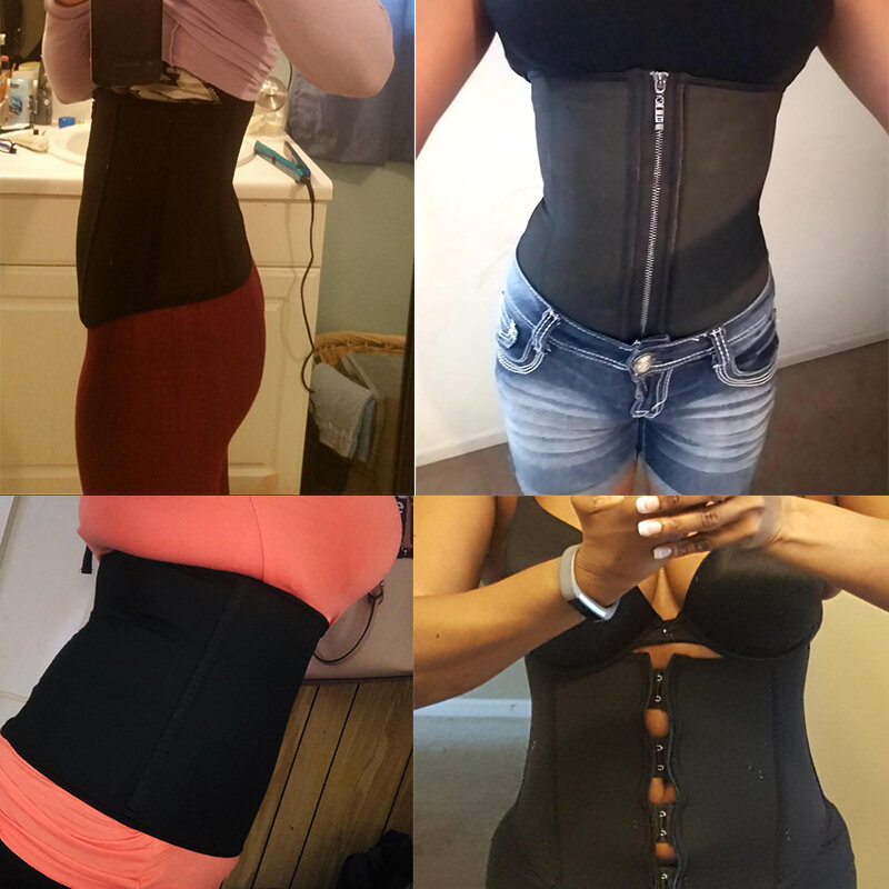 Cxzd-espartilho modelador de cintura feminino, cinto slim com zíper, sexy, emagrecimento, cinta modeladora de corpo