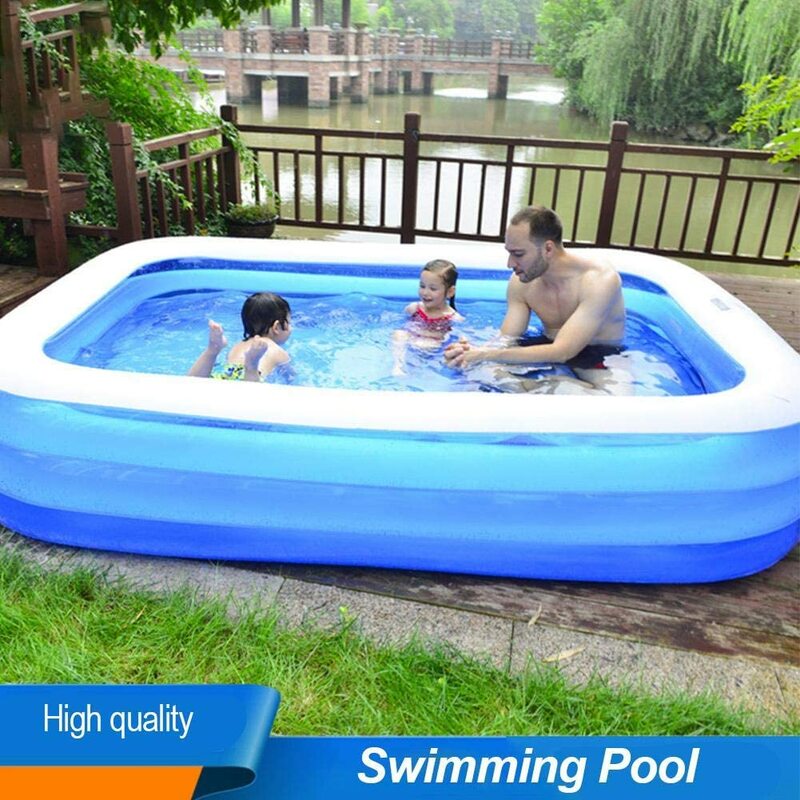 ครอบครัวเด็กผู้ใหญ่Inflatableสระว่ายน้ำกลางแจ้งลานสวนลอยน้ำกลางแจ้งร้อนอ่างอ่างอาบน้ำ