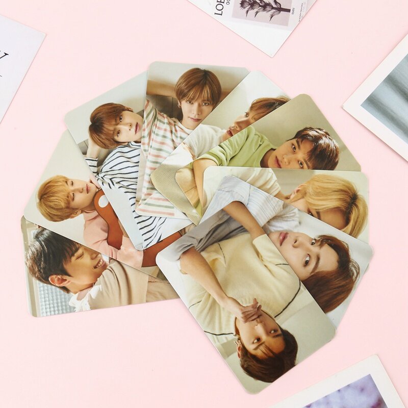 9 Buah/Set NCT 127 Anak Laki-laki Tampan Lomo Kartu Kartu Foto Poster NCT 127 Self Made Kertas Pas Foto untuk Para Penggemar Hadiah koleksi