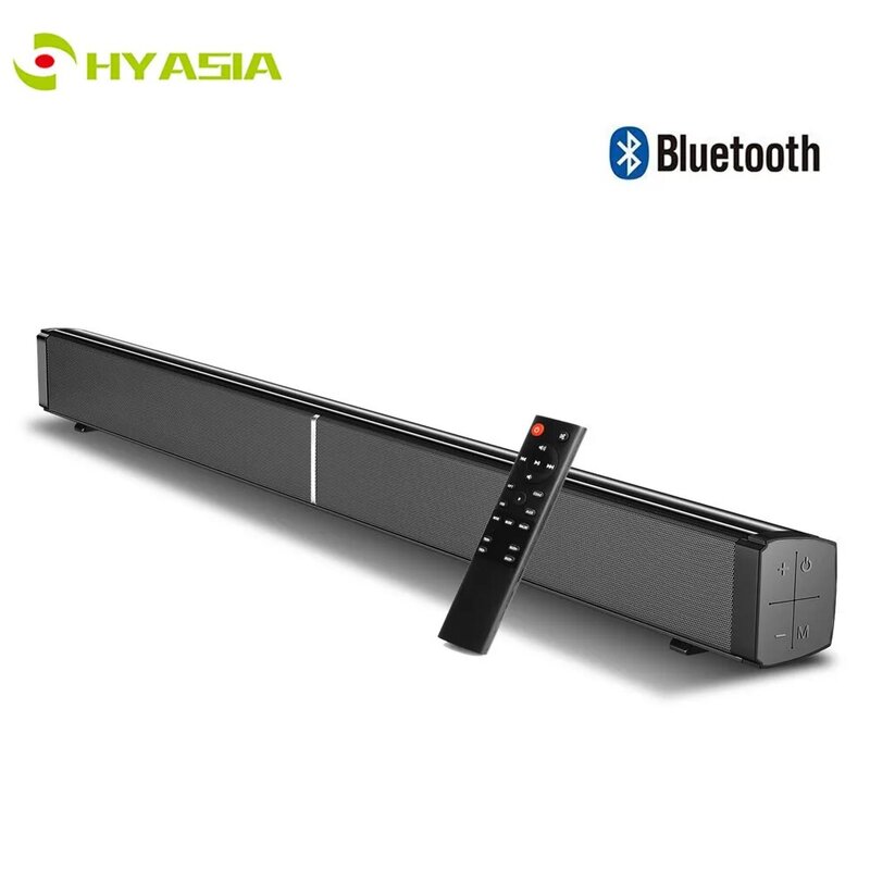Rápido enviar 40W TV barra de sonido Bluetooth 5,0 sistema de cine en casa de sonido AUX óptica Bass altavoz de Bluetooth de la barra de sonido para TV 3 efecto DSP