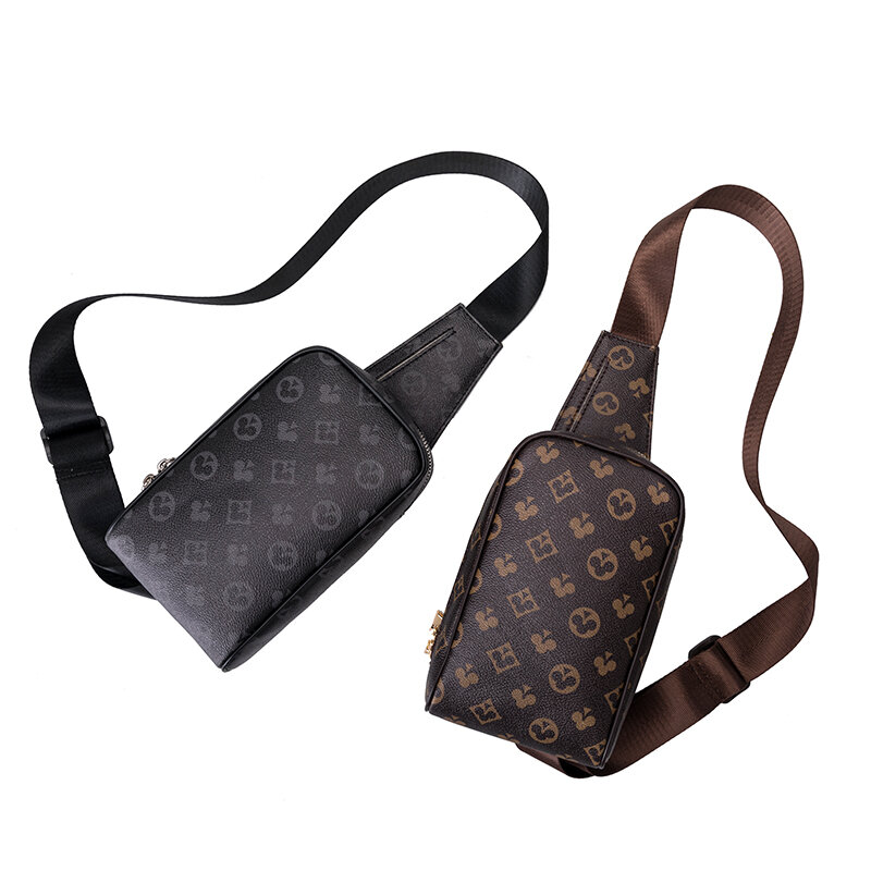HOMEMAGIC – sac à bandoulière multifonction pour hommes, nouveau Style de marque de luxe, sac de poitrine étanche, sac de taille pour court voyage