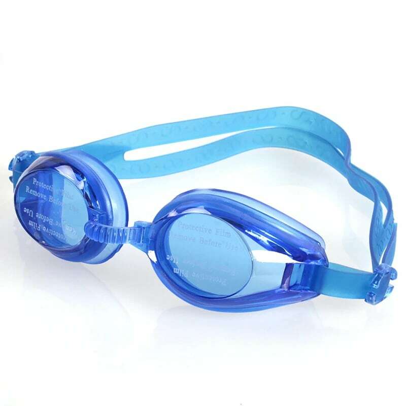 lentes de protección UV antiniebla de silicona Gafas de natación ajustables para niños con espejo impermeables para nadar nuevas 