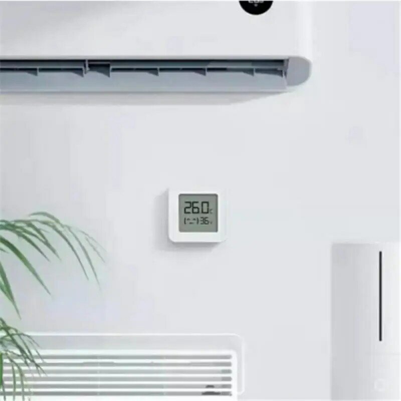 ميزان حرارة رقمي ومقياس رطوبة XIAOMI Mijia 2 ، مستشعر كهربائي ذكي ، لاسلكي ، بلوتوث ، LCD ، لتطبيق Mijia