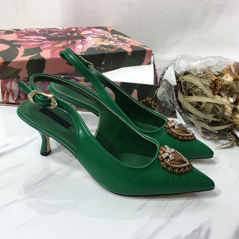 Высокое качество Женская пикантная обувь из натуральной кожи, модное платье на каблуке-рюмочке в деловом стиле с острым носком вечерние жен...