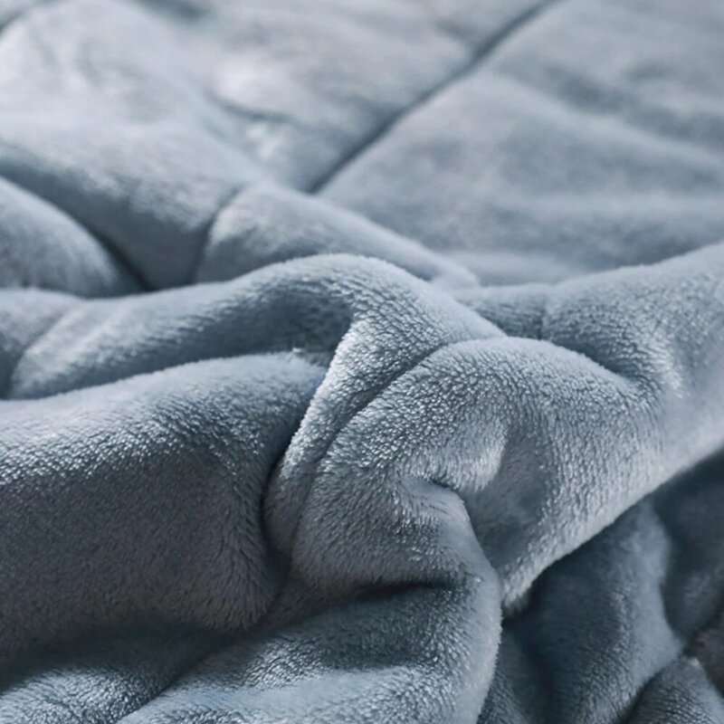 Mmermind-mantas gruesas y cálidas de lana para adulto, edredón supersuave de lujo, ropa de cama doble, de invierno