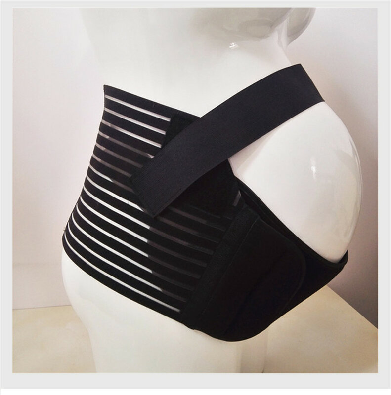 Cinturón de maternidad de algodón transpirable para mujeres embarazadas, banda protectora para el Abdomen, vendaje Prenatal