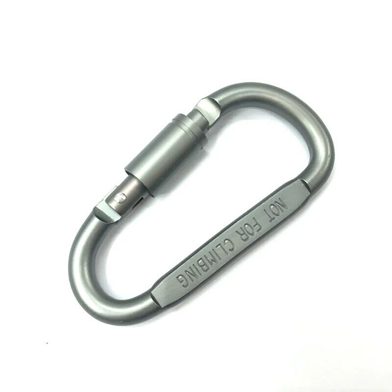 Portable Climbing Quickdraws Camping High Quality Aluminum Alloy Carabiner Durable D-shaped Quick Hanging Bold Hanging Buckle