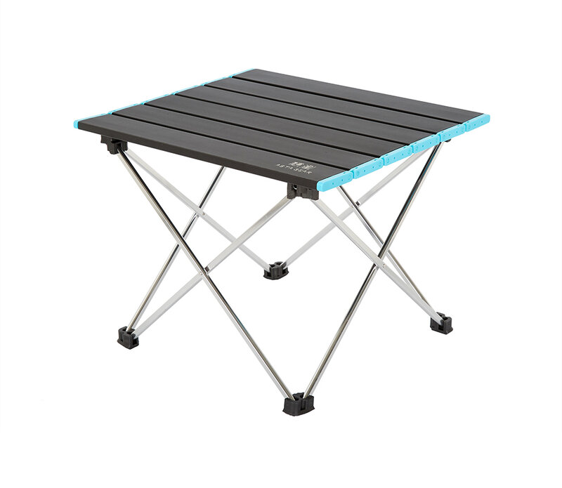 ASTA GEAR – table de pique-nique pliante en alliage d'aluminium, portable, barbecue, voyage, équipement de camping noir