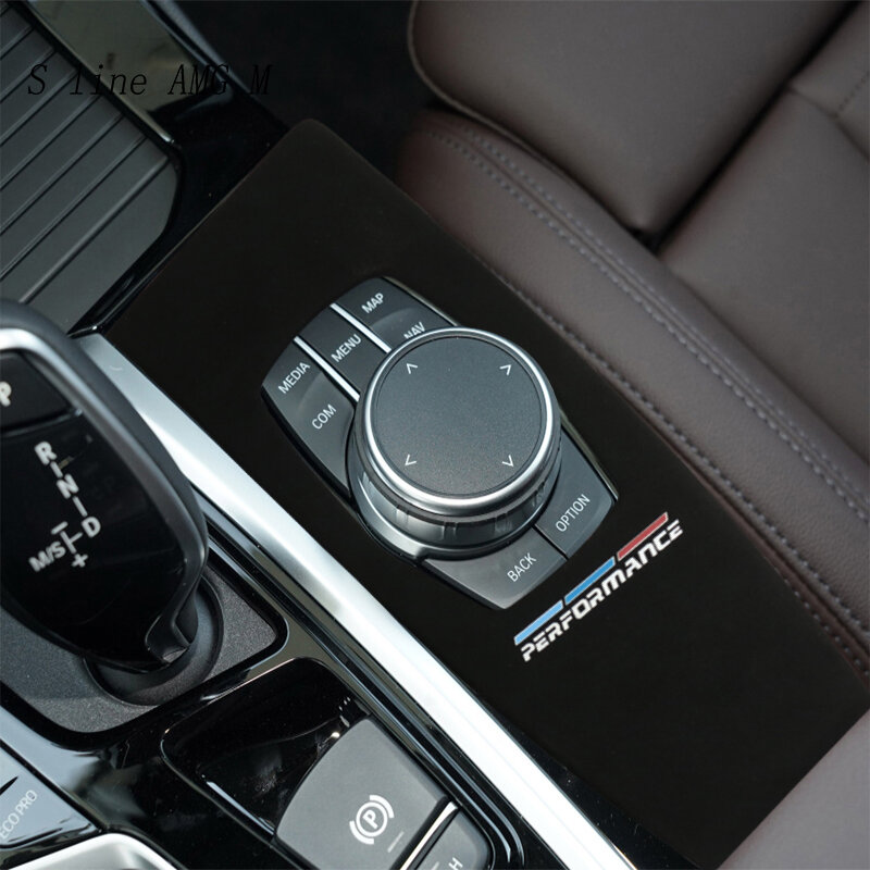 الجلد المدبوغ سيارة التفاف ABS لسيارات BMW X3 G01 X4 G02 مقبض ناقل حركة السيارة المركزية غطاء فرملة اليد الداخلية اكسسوارات واقية ملصقا