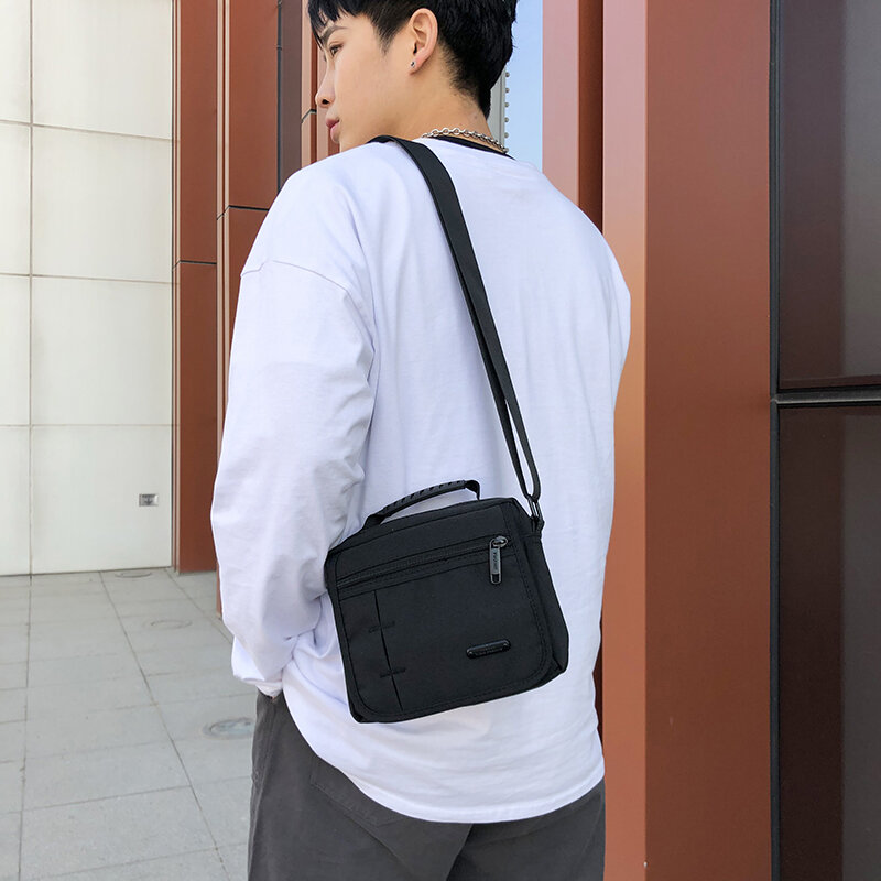 Сумка AOTTLA Мужская через плечо, брендовая Повседневная водонепроницаемая сумка из ткани Оксфорд, мессенджер для подростков