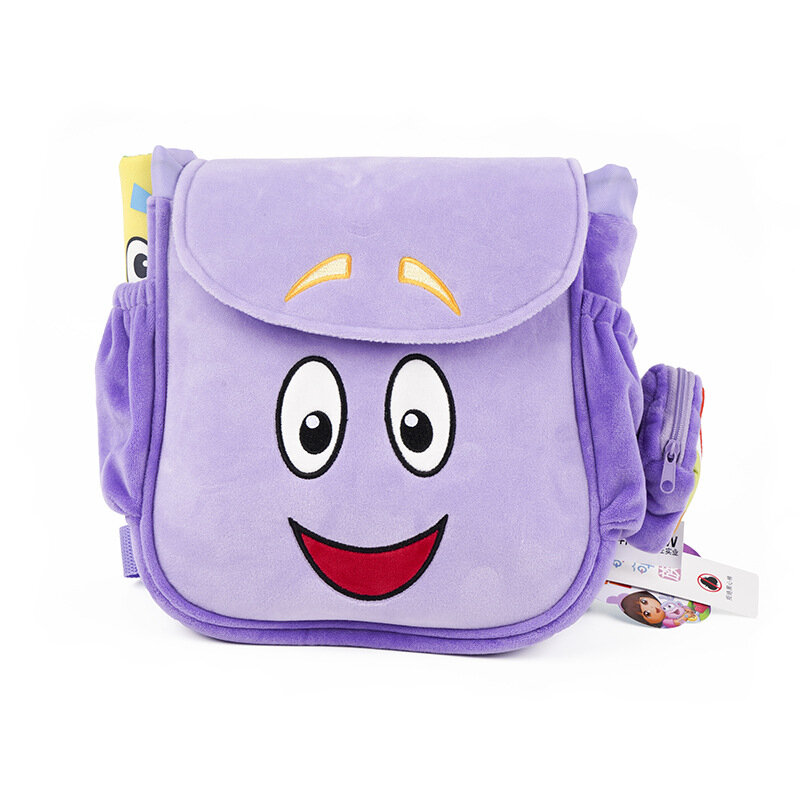 Dora l'exploratrice en peluche poupée école sac à dos bottes Swiper doux en peluche poupée jouets sac de sauvetage avec carte étoiles cadeau de noël pour les enfants