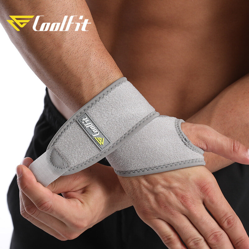 Bandagem atlética para basquete, bandagem esportiva de compressão para levantamento de peso, suporte para pulso