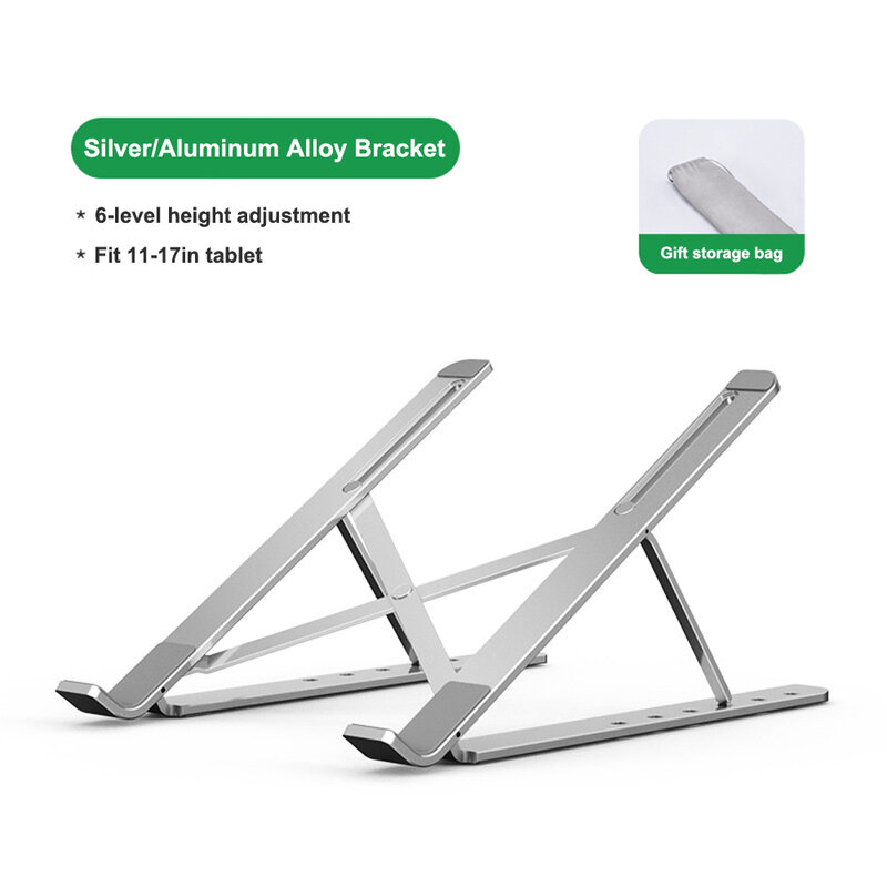 Folding Laptop Holder PC Stand Stretching Legs Adjusting Angles For  Computer Notebook Portable Lap Desk Tablet Mount