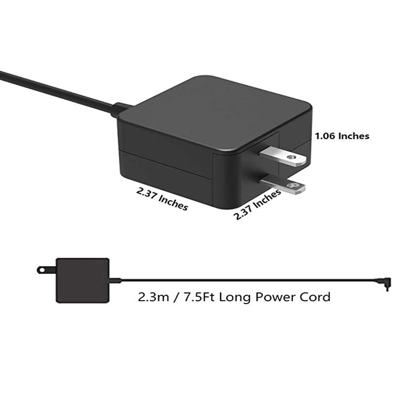 New Origina UL Listed 65W AC Charger Power Supply for Asus T300L T300LA T300LA-BB31T Laptop Adapter Cord