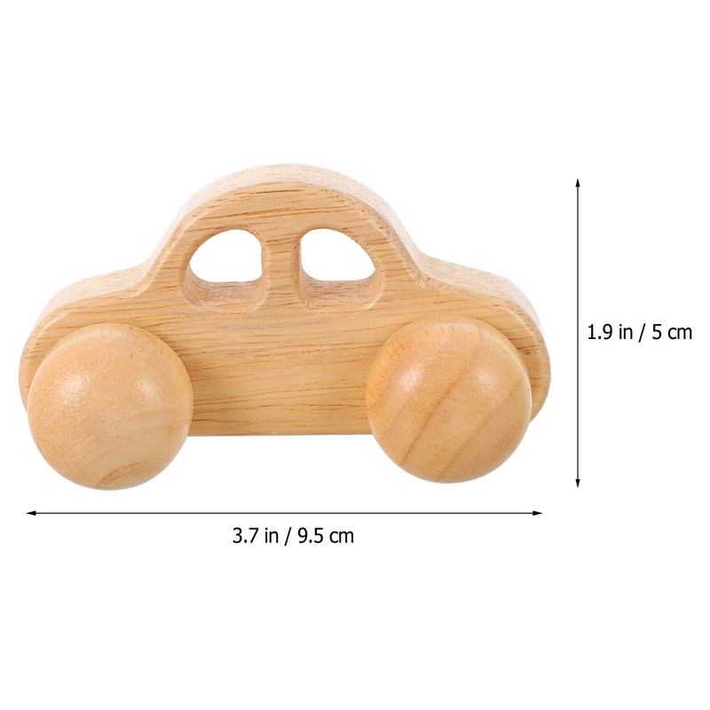 Regalo di legno della doccia del neonato dell'automobile di spinta della presa della mano di massaggiagengive del bambino