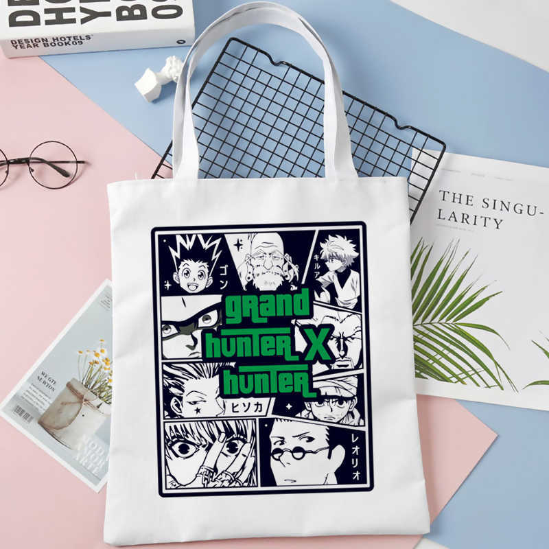 Hunter x Hunter shopping bag handbag bolsas de tela reusable tote grocery cotton bag sac cabas reciclaje grab