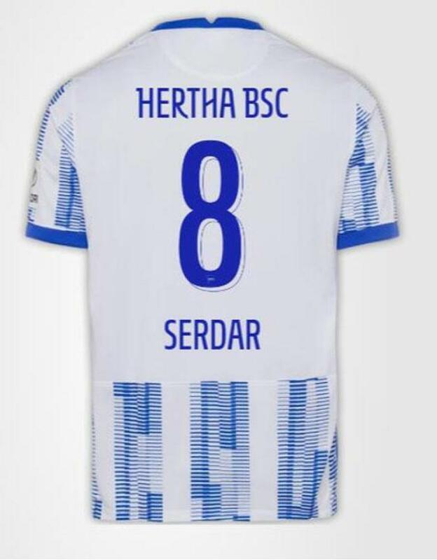 Hertha – maillot de football de PIATEK, Hertha de berlin, CUNHA, lukekakio, DILROSUN, 21 et 22, 2021, 2022