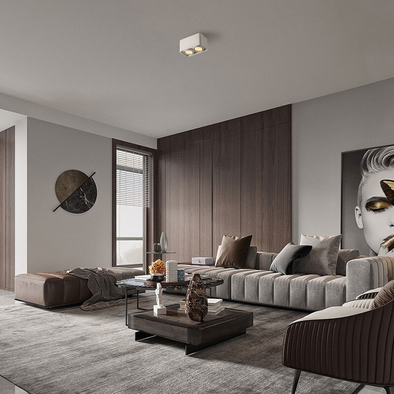 Aisilan high-end luzes de teto para baixo luz antiofuscante cintilação-livre moderna luz de superfície luz do ponto quarto luzes da sala de estar