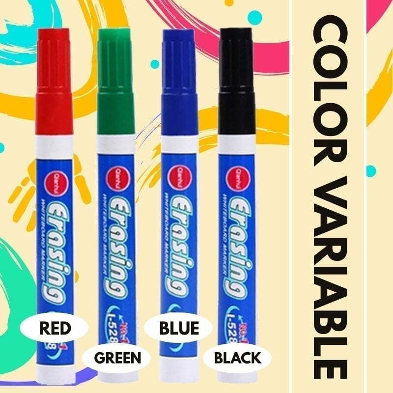4สี Magical น้ำภาพวาดปากกาไวท์บอร์ด PVC ปลอดสารพิษ Erasable Marker ปากกาน้ำแห้งกระดานดำปากกา