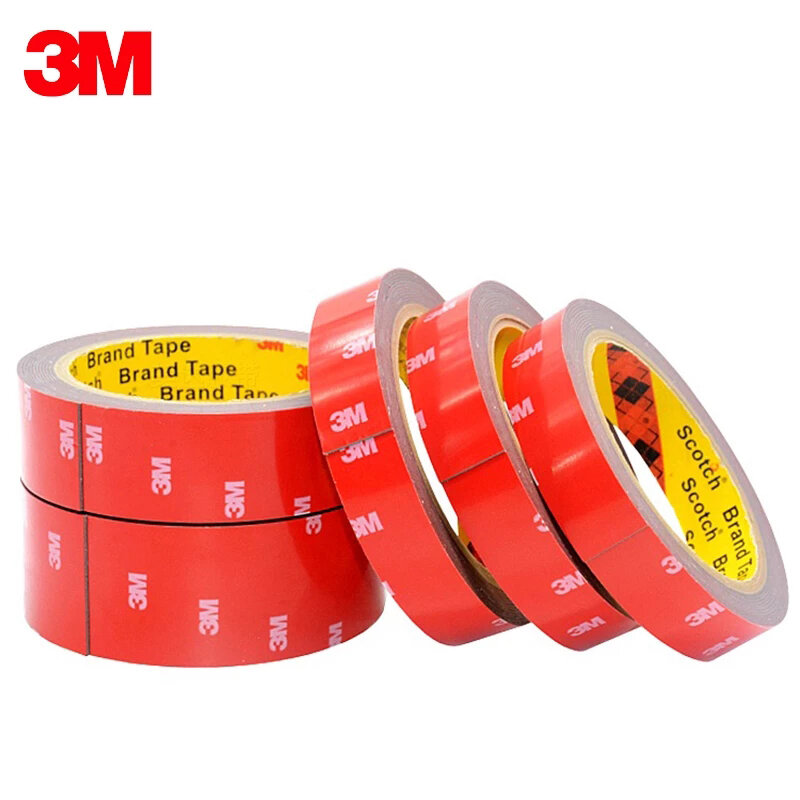 Free Shipping 3M Double Sided Tape For Car Strong Sticky Adhesive Tape Anti-Temperature Waterproof Office Decor Thickness 0.8mm