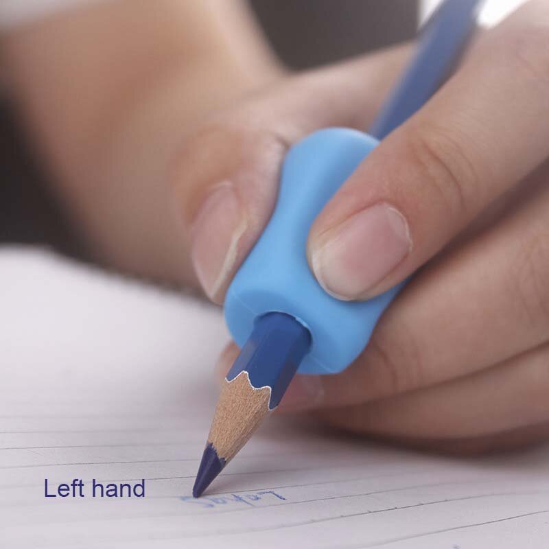 3PCS เด็กเขียนปากกาดินสอปากกาผู้ถือเด็กการเรียนรู้การปฏิบัติซิลิโคนปากกา Aid Grip แก้ไขอุปกรณ์น...