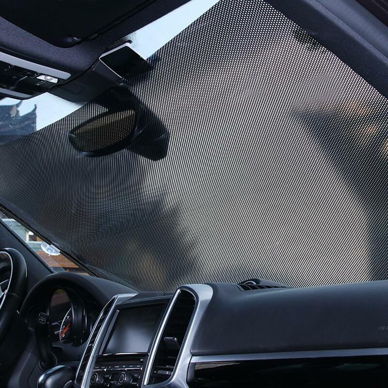 Retráctil parasoles de ventana lateral de coche 40*60cm /40*125cm Auto sombra de sol visera de Ciego de protección película de la ventana trasera sombrilla