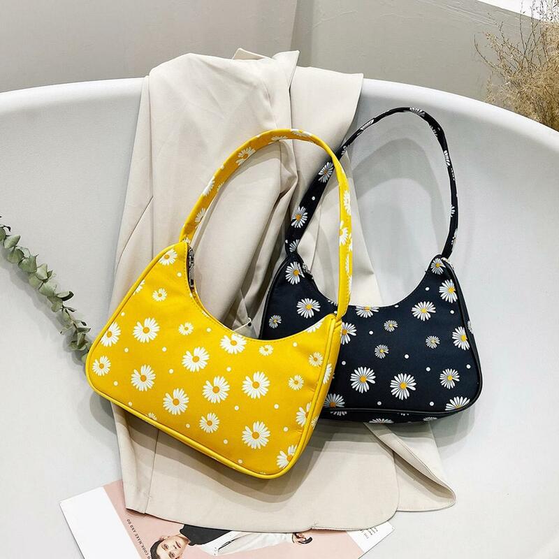 Small PU Leather Shoulder Bags Women Girls Floral Printed Crossbody Bags Classic Elegant Crossbody Shoulder Bags For Women 2020