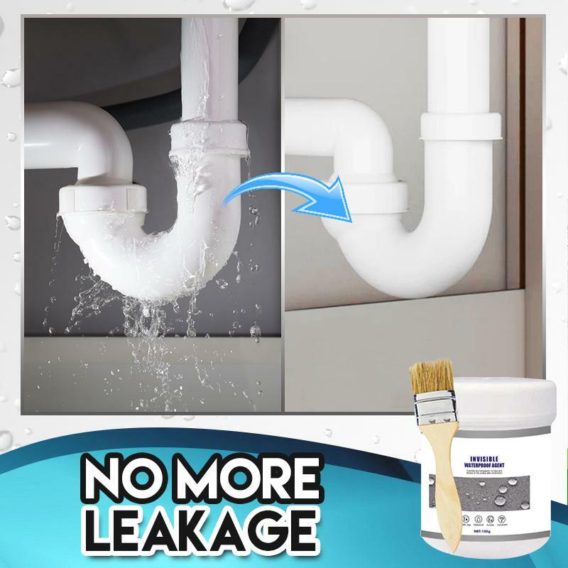 Waterproof Invisible Pasteable Water-based Anti-leakage Agent Super Strong Sealant Tile Trapping Repair Leak-proof Glue Dropship