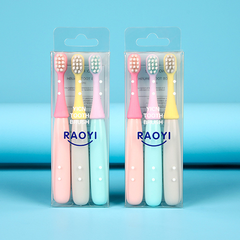 1-10 anni spazzolino morbido per bambini cartone animato spazzola in silicone testina setole morbide spazzolino da denti di alta qualità
