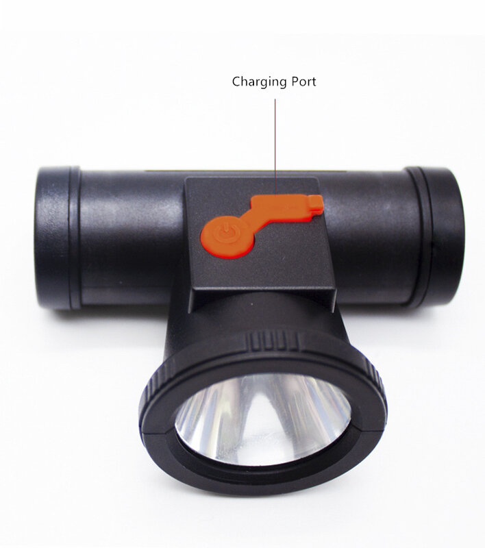 Linterna frontal LED de doble uso, linterna de cabeza recargable por USB, resistente al agua, para ciclismo y pesca