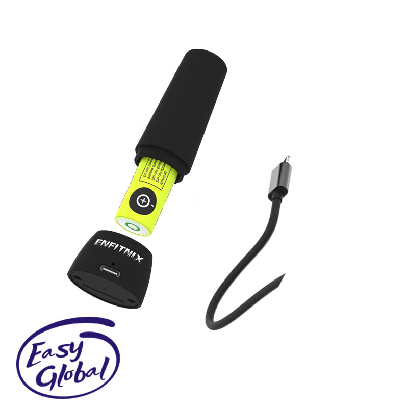 Nowa bateria do latarki Enfitnix Navi800 ładowarka długa żywotność rower ładowany na USB akumulator lampy światła rowerowe ładowarka