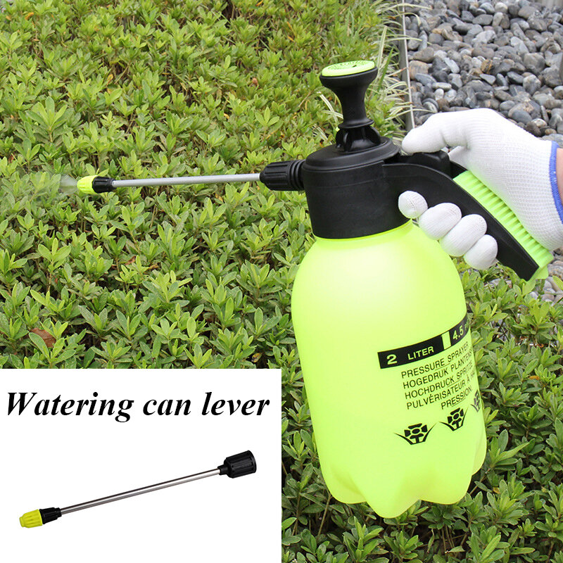 Spray de pressão manual, chaleira para jardim, pulverizador pressurizado, ferramentas de jardinagem, acessórios de pote, bico longo, 1 peça