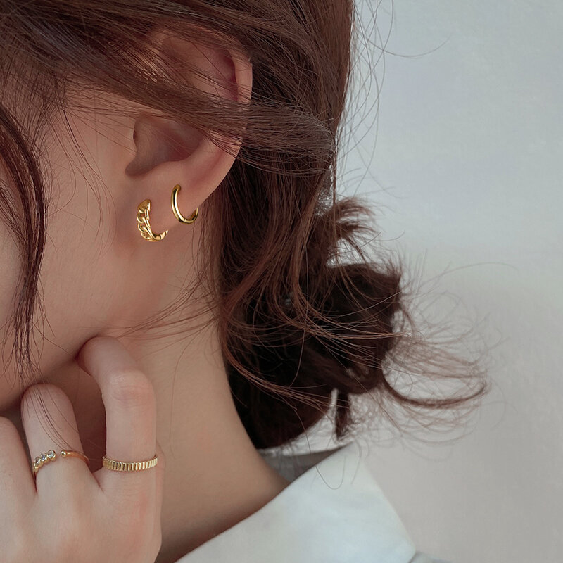 [미스 Z] 귀 클립 귀걸이 2021new 패션 귀걸이 한국 기질 인터넷 인플루엔서 귀걸이 여성 스털링 실버