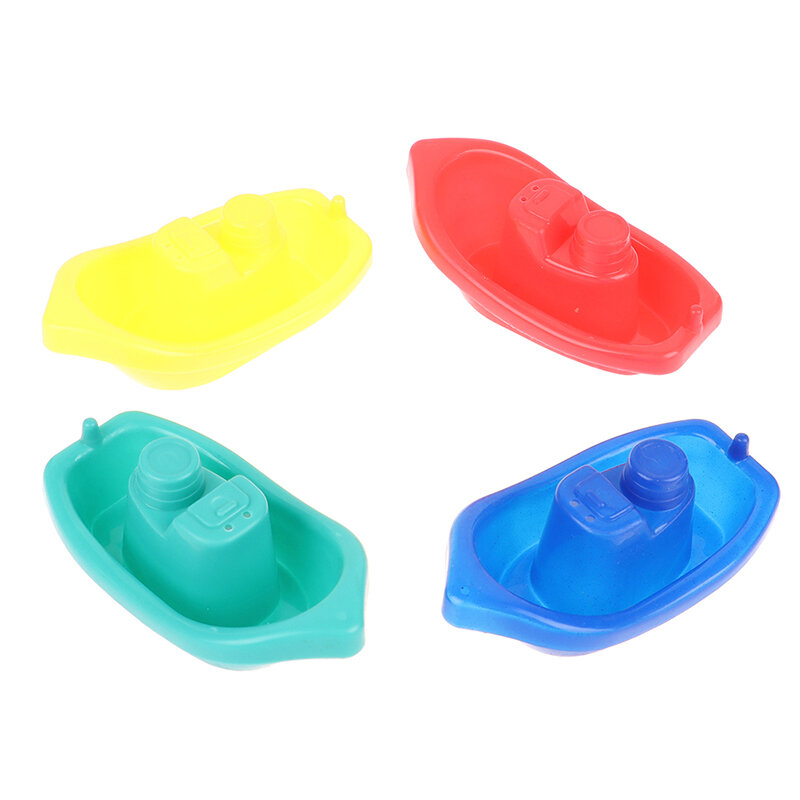 4 pezzi educativi galleggianti nave bagno bambini barche giocattoli da bagno vasca da bagno nuoto acqua gioco divertente barca giocattoli per bambini Baby Shower
