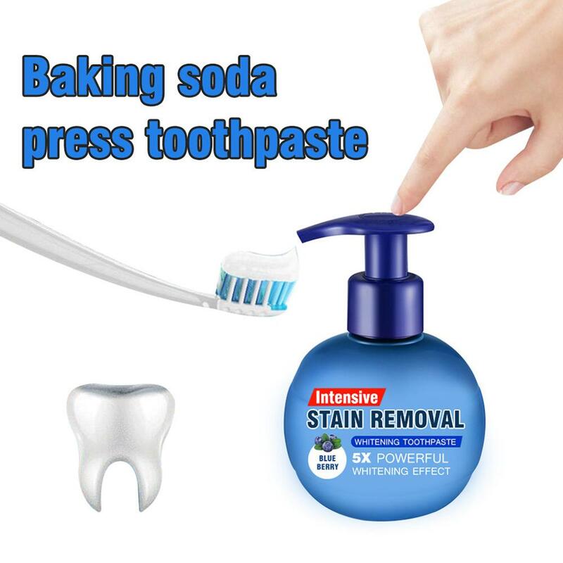 ยาสีฟันโซดาผลไม้ยาสีฟันไวท์เทนนิ่งยาสีฟันไวท์เทนนิ่ง Whitening Cleansing Oral Hygiene Care