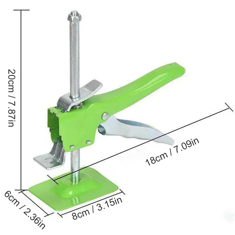 2Pc Inspanning Lift Arbeidsbesparende Arm Gebouwd Deur Gebruik Board Lifter Tegel Hoogte Locator Muur Leveling Lifting Tool # G3